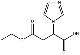 (+/-)-3-(ethoxycarbonyl)-2-(imidazol-1-yl)propionic acid Struktur