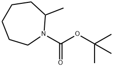 1H-Azepine-1-carboxylic acid, hexahydro-2-methyl-, 1,1-dimethylethyl ester Struktur