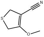 3-Thiophenecarbonitrile, 2,5-dihydro-4-methoxy- Struktur