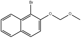 1-bromo-2-(methoxymethoxy)naphthalene Struktur