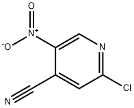 4-Pyridinecarbonitrile, 2-chloro-5-nitro- Struktur