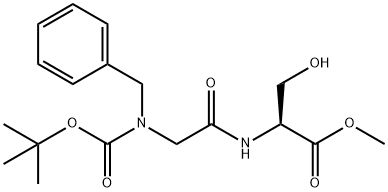 L-Serine, N-[N-[(1,1-dimethylethoxy)carbonyl]-N-(phenylmethyl)glycyl]-, methyl ester (9CI)