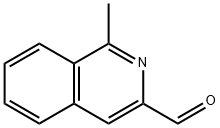 3-Isoquinolinecarboxaldehyde, 1-methyl- Struktur