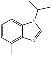 1H-Benzimidazole, 4-fluoro-1-(1-methylethyl)- Struktur