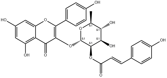 2''-O-E-p-Coumaroylafzelin Struktur