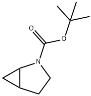 2-Azabicyclo[3.1.0]hexane-2-carboxylic acid, 1,1-dimethylethyl ester Struktur