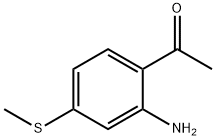 Ethanone, 1-[2-amino-4-(methylthio)phenyl]- Struktur