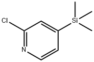 Pyridine, 2-chloro-4-(trimethylsilyl)- Struktur