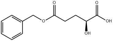 (S)-2-Hydroxy-pentanedioic Acid 5-(Phenylmethyl) Ester Struktur