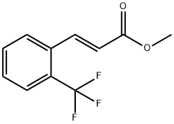 2-Propenoic acid, 3-[2-(trifluoromethyl)phenyl]-, methyl ester, (2E)- Struktur