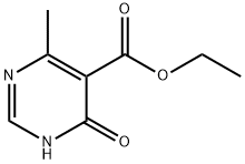 4-羥基-6-甲基嘧啶-5-羧酸乙酯 結(jié)構(gòu)式