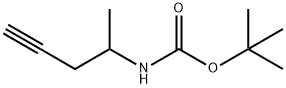 tert-butyl pent-4-yn-2-ylcarbamate Struktur