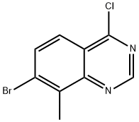 Quinazoline, 7-bromo-4-chloro-8-methyl- Structure