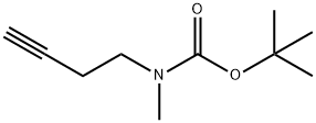 tert-butyl but-3-ynylmethylcarbamate Struktur