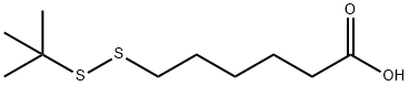 6-(tert-Butyldithio)hexanoic acid Struktur