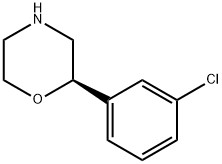 Morpholine, 2-(3-chlorophenyl)-, (2R)- Struktur