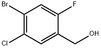 (4-Bromo-5-chloro-2-fluoro-phenyl)-methanol Struktur