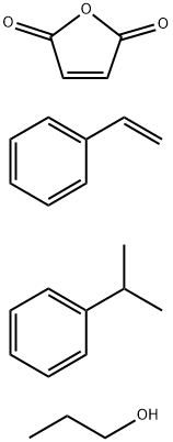 POLY(STYRENE-CO-MALEIC ACID), PARTIAL PROPYL ESTER, CUMENE TERMINATED Struktur