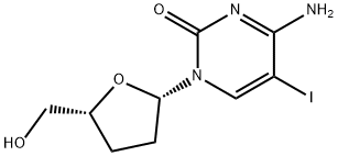 2',3'-Dideoxy-5-iodo-cytidine Struktur