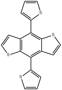 Benzo[1,2-b:4,5-b']dithiophene, 4,8-di-2-thienyl- Struktur