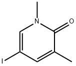 5-iodo-1,3-dimethylpyridin-2(1H)-one Struktur