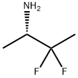 2-Butanamine, 3,3-difluoro-, (2S)- Struktur