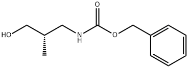 Carbamic acid, N-[(2S)-3-hydroxy-2-methylpropyl]-, phenylmethyl ester Struktur