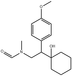 N-(2-(1-hydroxycyclohexyl)-2-(4-methoxyphenyl)ethyl)-N-methyl formamide Struktur