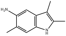 2,3,6-trimethyl-1H-indol-5-amine Struktur