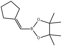 1,3,2-Dioxaborolane, 2-(cyclopentylidenemethyl)-4,4,5,5-tetramethyl- Struktur