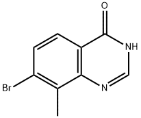 4(3H)-Quinazolinone, 7-bromo-8-methyl- Struktur