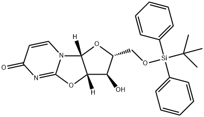 5’-O-TBDPS-2,2’-anhydrouridine Struktur