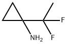 Cyclopropanamine, 1-(1,1-difluoroethyl)- Structure