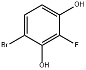 1,3-Benzenediol, 4-bromo-2-fluoro- Struktur