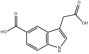 1H-Indole-3-acetic acid, 5-carboxy- Struktur