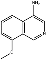 4-Isoquinolinamine, 8-methoxy- Struktur