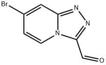 7-Bromo-[1,2,4]triazolo[4,3-a]pyridine-3-carbaldehyde Struktur