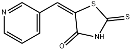 (5E)-5-(pyridin-3-ylmethylidene)-2-sulfanylidene-1,3-thiazolidin-4-one Struktur