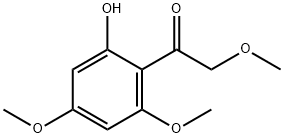 1-(2-Hydroxy-4,6-dimethoxyphenyl)-2-methoxyethanone
 Struktur