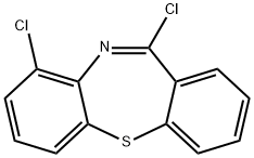 9,11-Dichloro-dibenzo[b,f][1,4]thiazepine Struktur