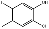 2-chloro-5-fluoro-4-methylphenol Struktur