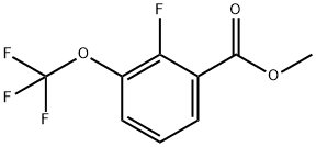 Benzoic acid, 2-fluoro-3-(trifluoromethoxy)-, methyl ester Struktur