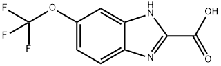 1H-Benzimidazole-2-carboxylic acid, 6-(trifluoromethoxy)- Struktur