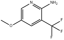 2-Pyridinamine, 5-methoxy-3-(trifluoromethyl)- Struktur