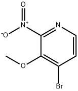 Pyridine, 4-bromo-3-methoxy-2-nitro- Struktur