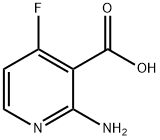 3-?Pyridinecarboxylic acid, 2-?amino-?4-?fluoro- Struktur