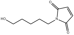 1H-Pyrrole-2,5-dione, 1-(5-hydroxypentyl) Struktur