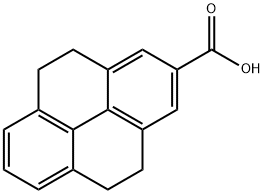 2-Pyrenecarboxylic acid, 4,5,9,10-tetrahydro- Struktur