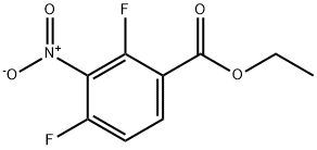 methyl 2,4-difluoro-3-nitrobenzoate Struktur