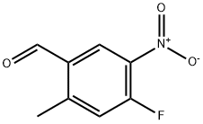 4-Fluoro-2-methyl-5-nitro-benzaldehyde Struktur